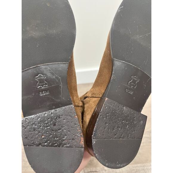 Tory Burch Tan Suede Wembley Riding Knee Length Boots - Picture 8 of 10